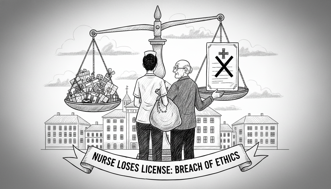 Nurse Lost License After Receiving Illegal Patient Gifts