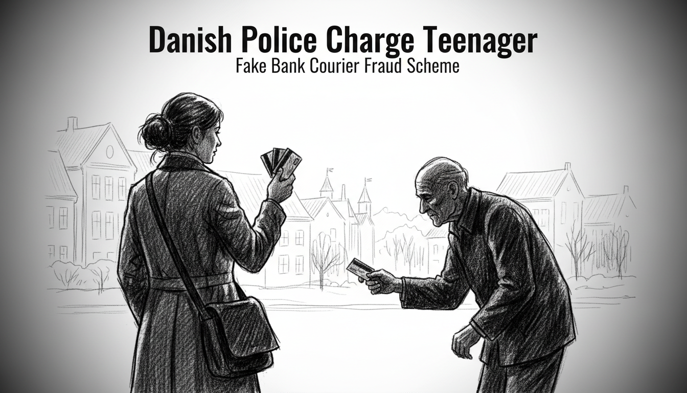 Danish Police Charge Teenager in Fake Bank Courier Fraud Scheme