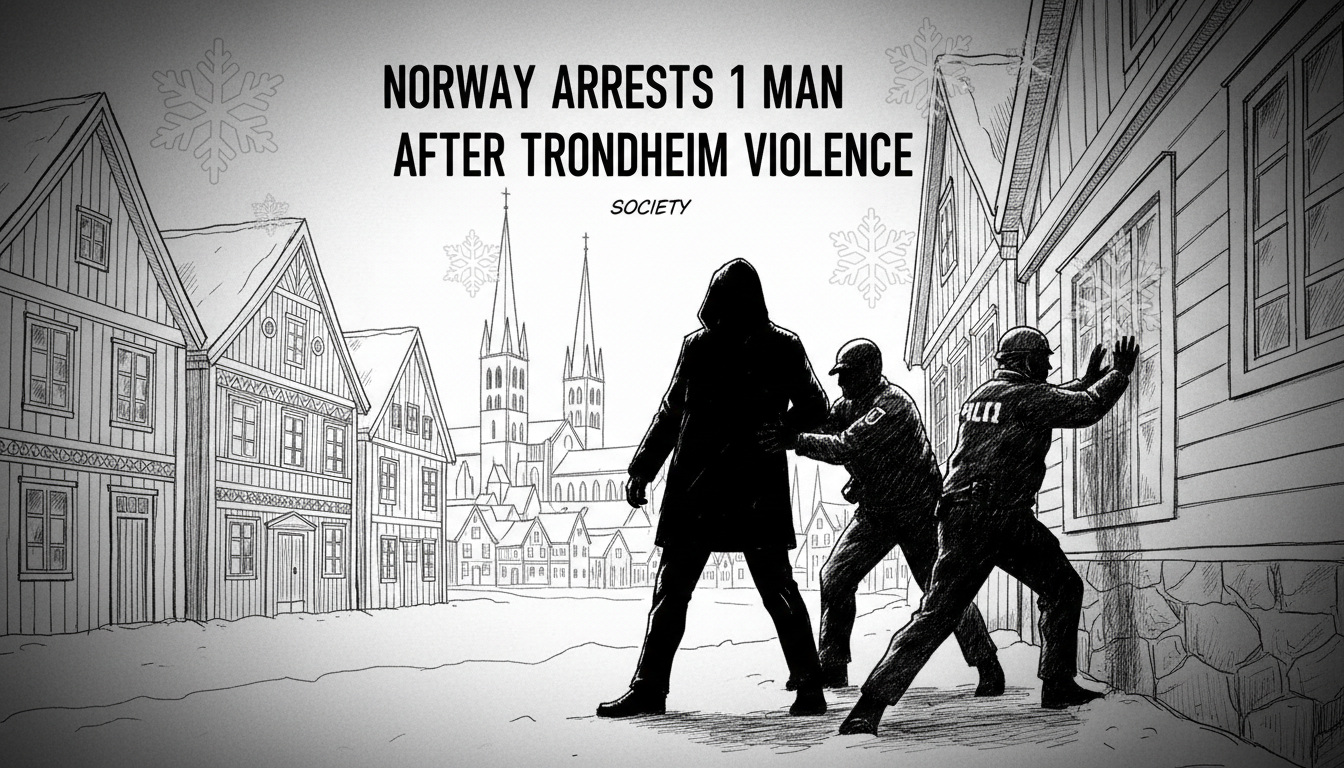 Norway Arrests 1 Man After Trondheim Violence