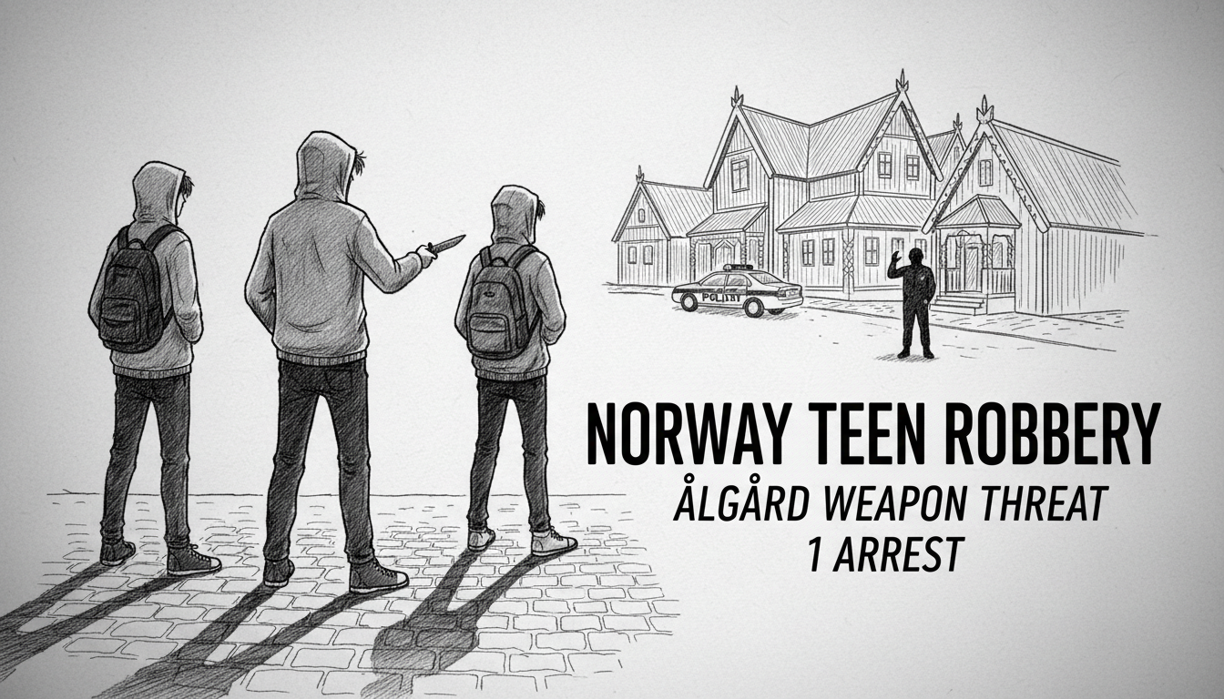 Norway Teen Robbery: 1 Arrest After Ålgård Weapon Threat