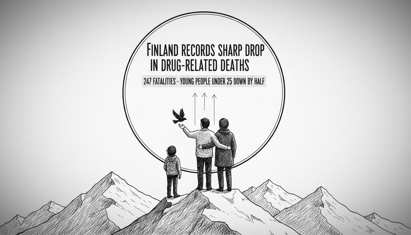 Finland Records Sharp Drop in Drug-Related Deaths