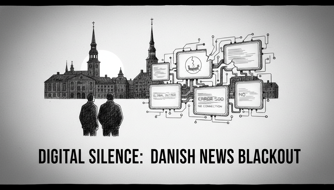 Major Global Outage Disrupts Key Danish News Websites