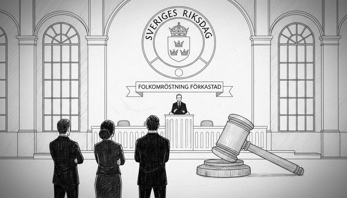 Swedish Parliament Rejects Referendum on Constitution Change