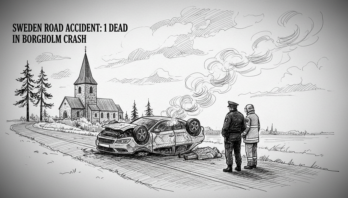 Sweden Road Accident: 1 Dead in Borgholm Crash