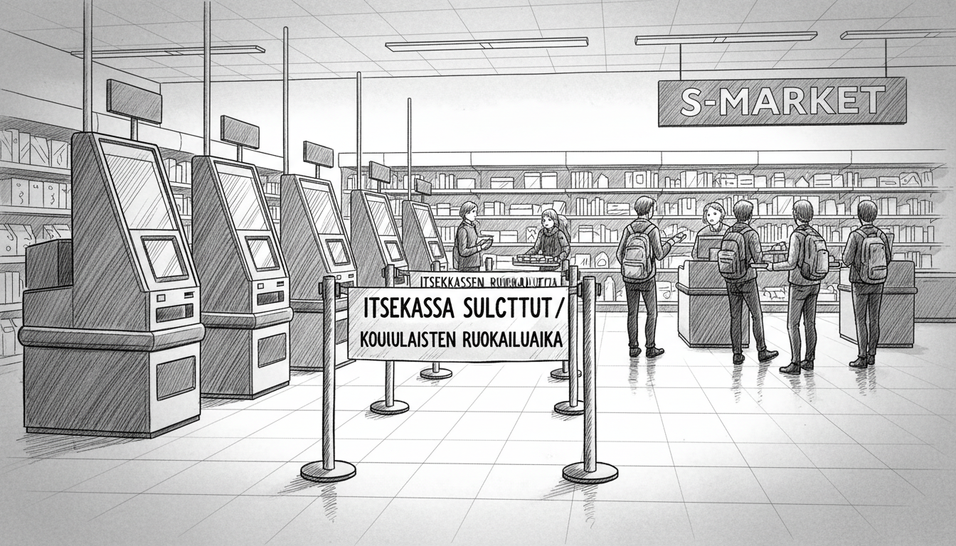 Finnish Supermarkets Restrict Self-Checkout to Combat Student Shoplifting
