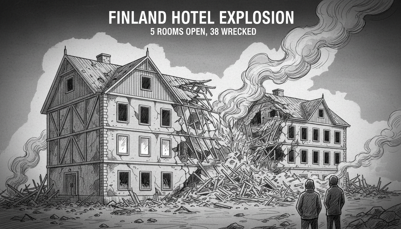 Finland Hotel Explosion: 5 Rooms Open, 38 Wrecked