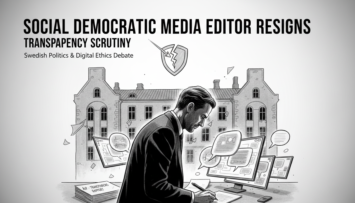 Social Democratic Media Editor Resigns Amid Transparency Scrutiny