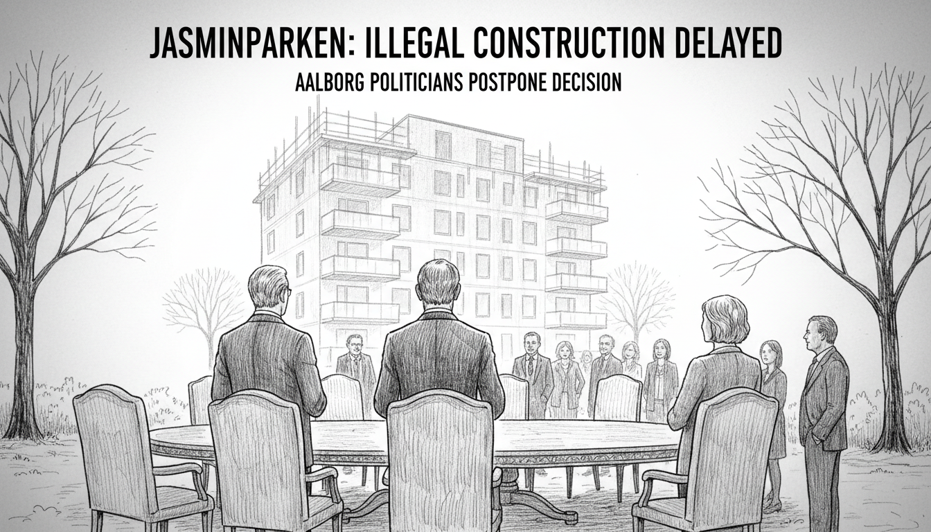 Illegal Construction in Jasminparken: Politicians Delay Decision
