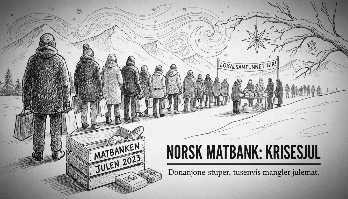 Norwegian Food Banks Face Christmas Crisis as Holiday Donations Plummet