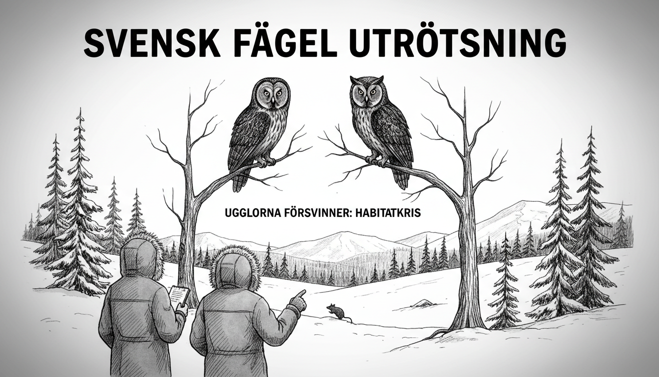 Two Owl Species Face National Extinction in Sweden
