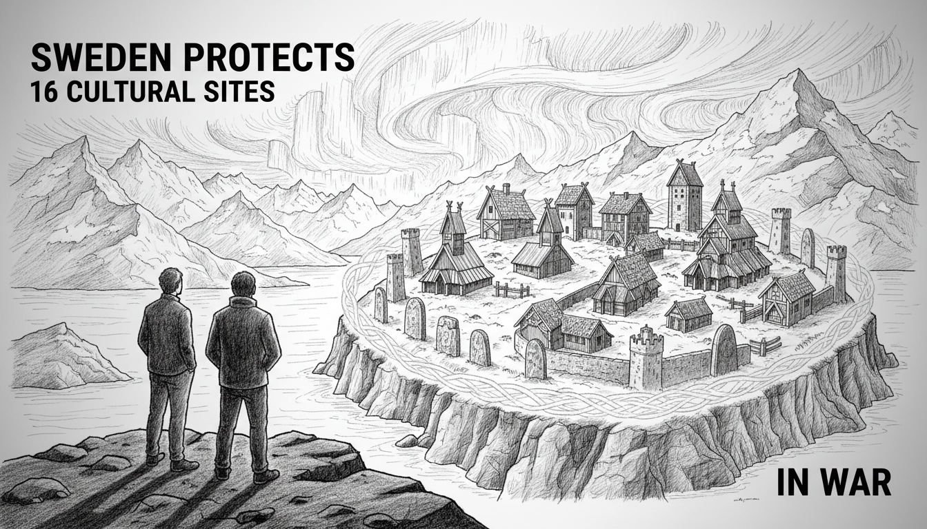 Sweden Protects 16 Cultural Sites in War