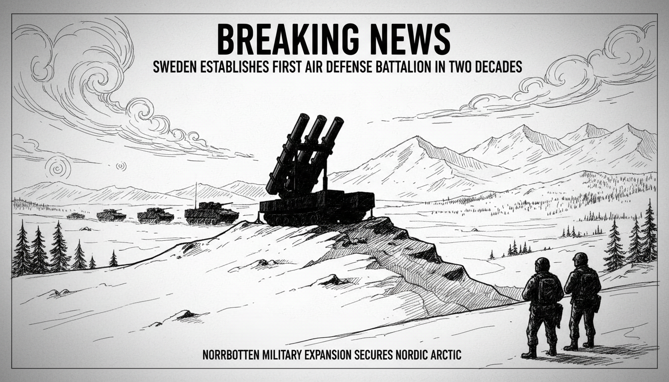 Sweden Establishes First Air Defense Battalion in Two Decades