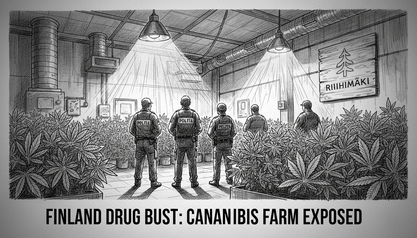 Finland Drug Bust: Riihimäki Cannabis Farm Exposed