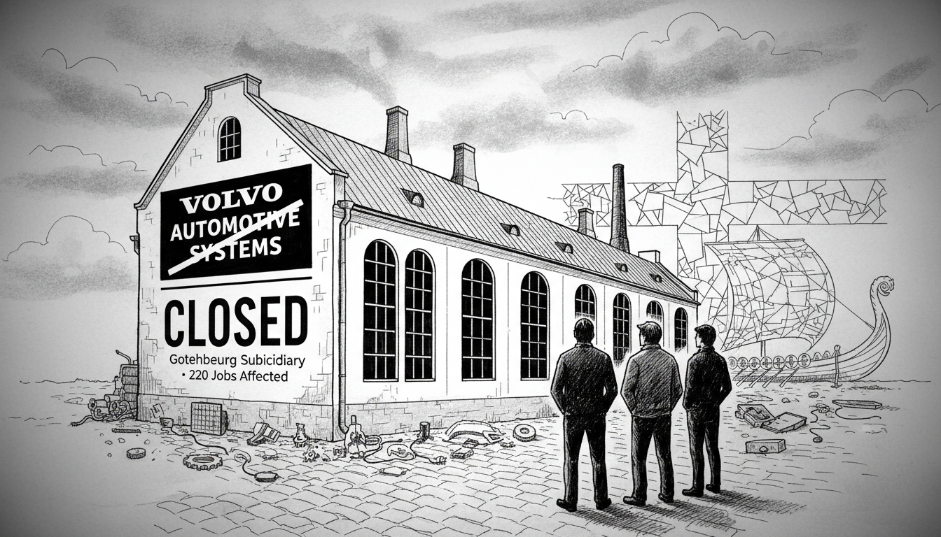 Volvo Subsidiary Closure Impacts Hundreds of Jobs in Gothenburg