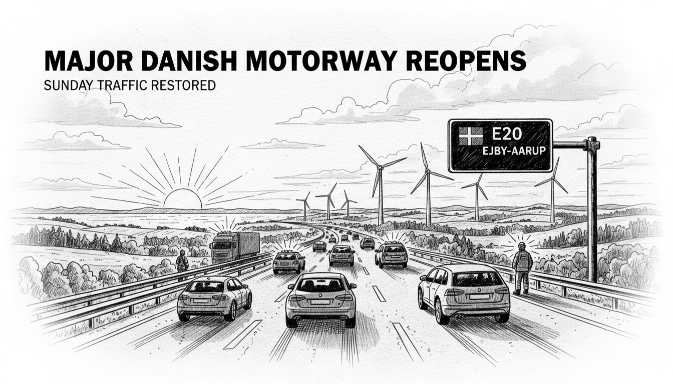 Major Danish Motorway Reopens Following Serious Traffic Accident