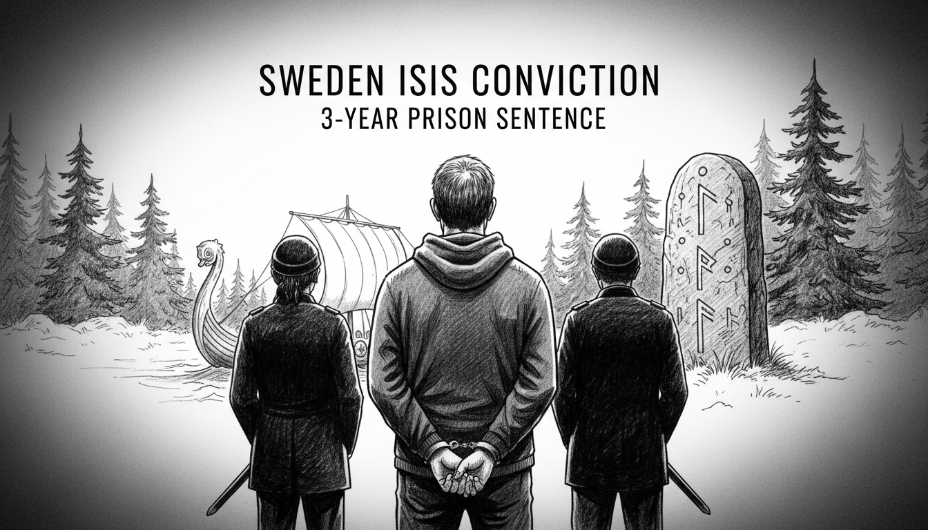 Sweden ISIS Conviction: 3-Year Prison Sentence