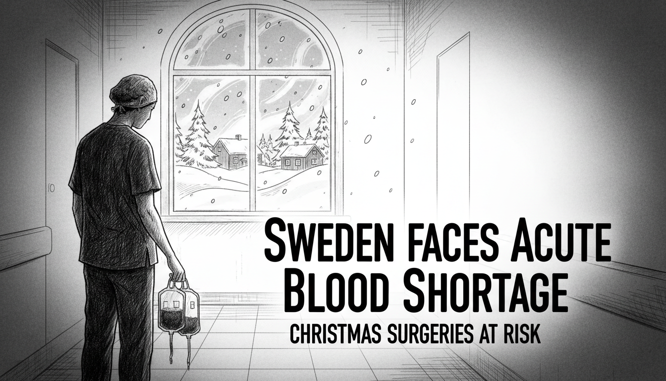 Sweden Faces Acute Blood Shortage: Christmas Surgeries at Risk