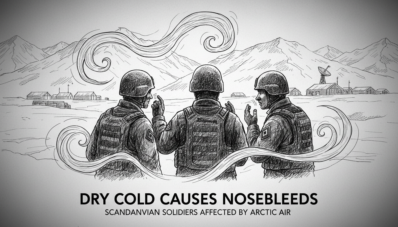 Dry Cold Air Causes Soldier Nosebleeds at Norwegian Military Base
