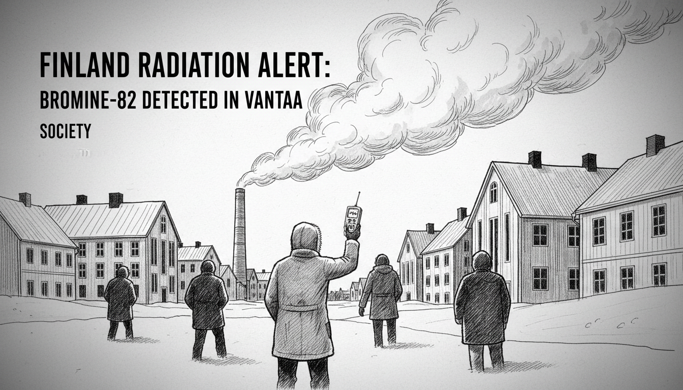 Finland Radiation Alert: Bromine-82 Detected in Vantaa
