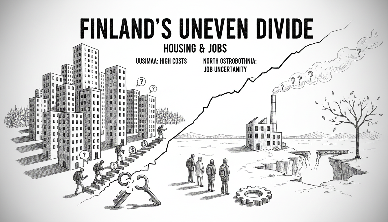 One Finnish Region Sliding in Concerning Direction