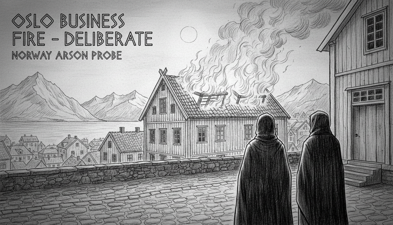 Norway Arson Probe: Oslo Business Fire Deliberate