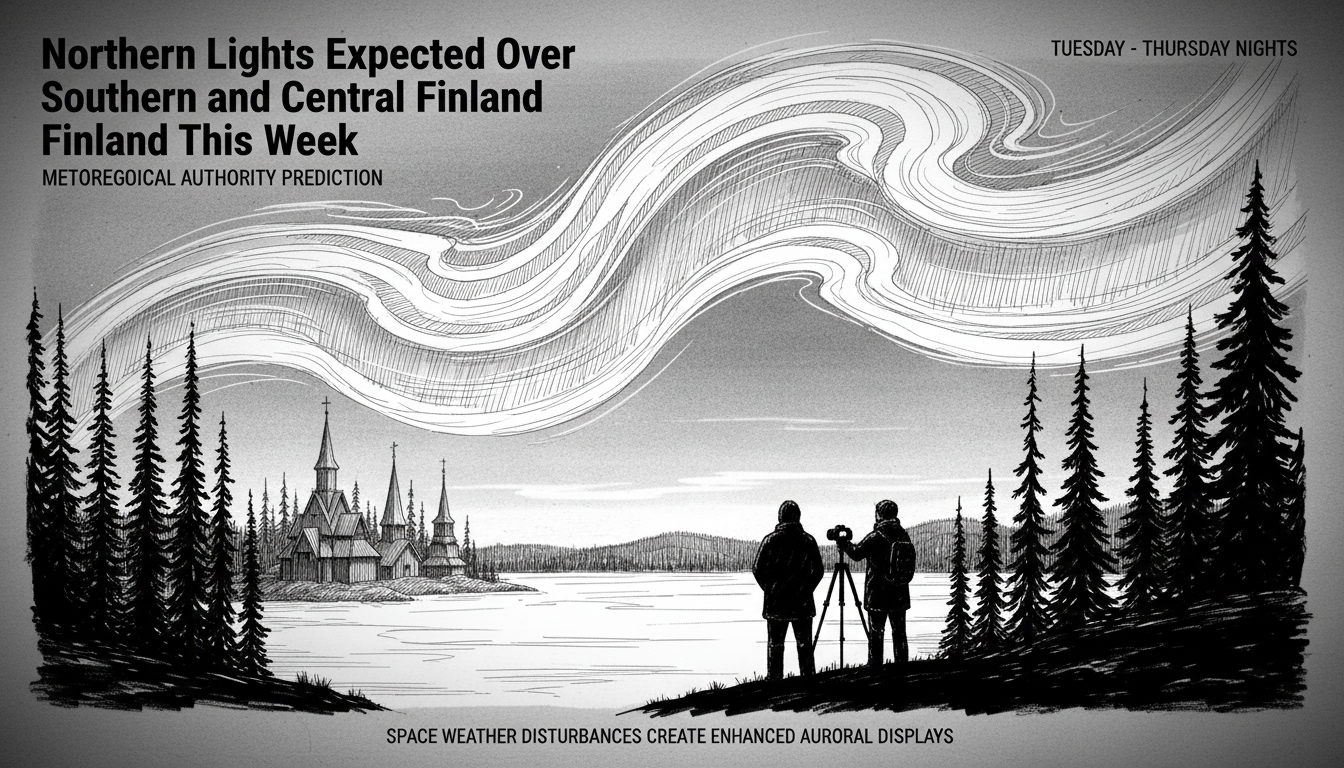 Northern Lights Expected Over Southern and Central Finland This Week