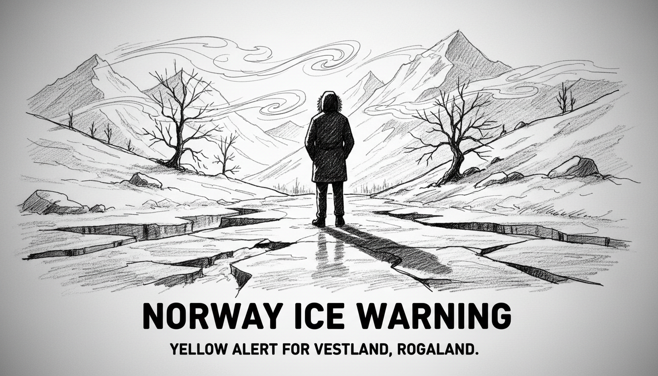 Norway Ice Warning: Yellow Alert For Vestland, Rogaland