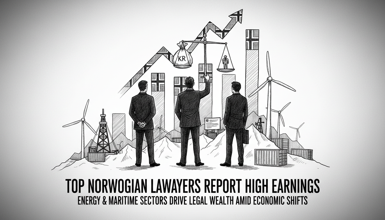 Top Norwegian Lawyers Report High Earnings Amid Economic Shifts