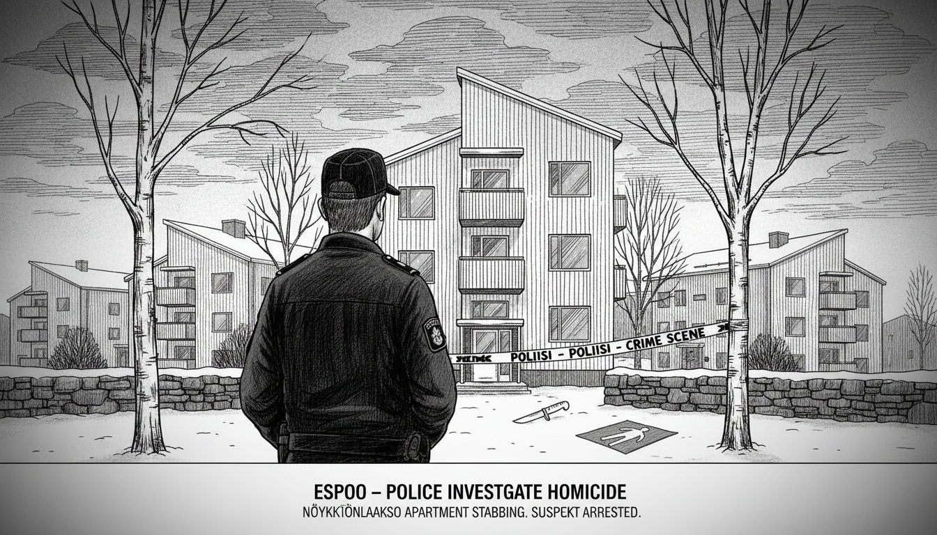Police Investigate Homicide in Espoo Residential District