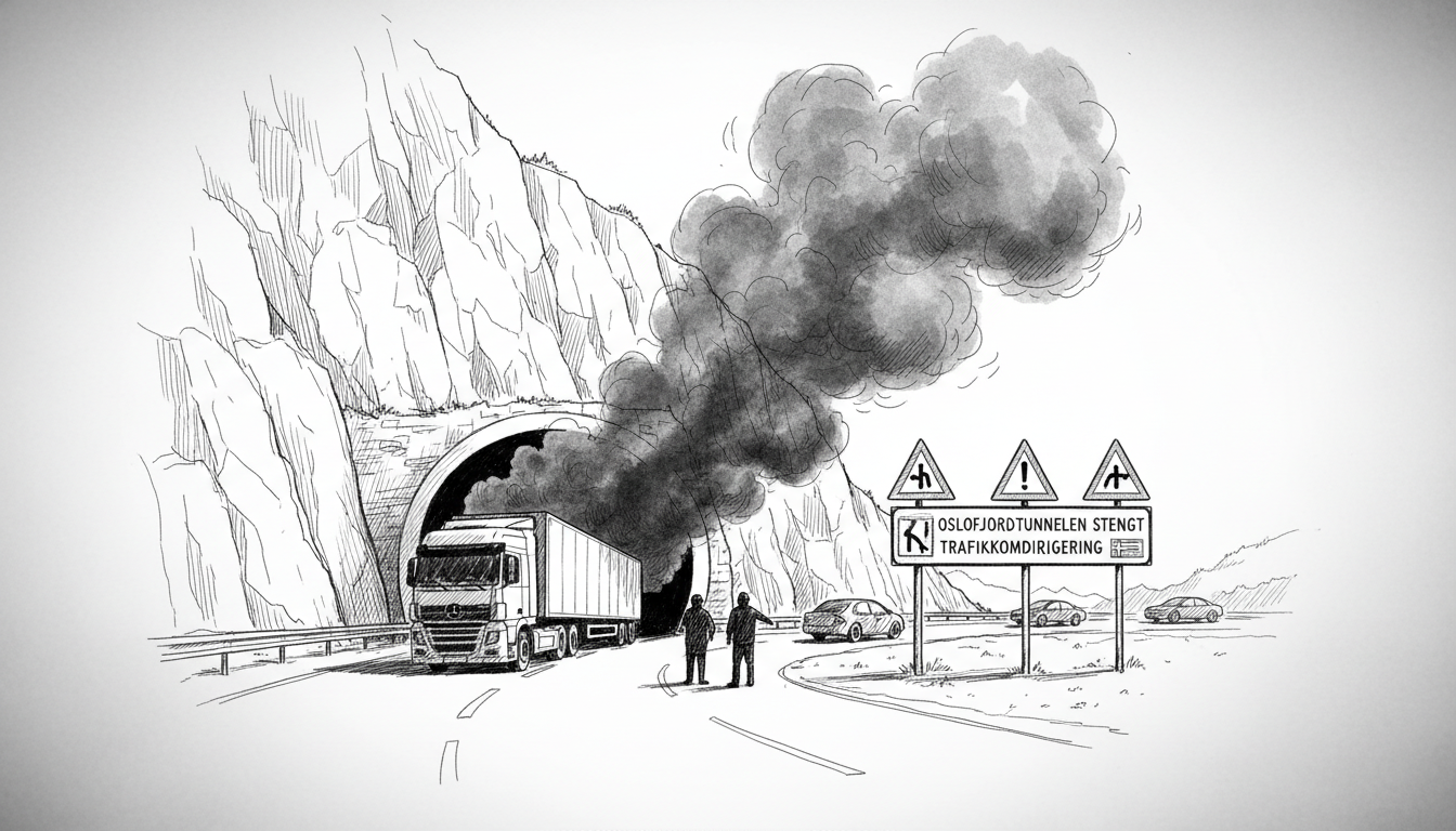 Oslofjord Tunnel Closed After Truck Smoke Incident