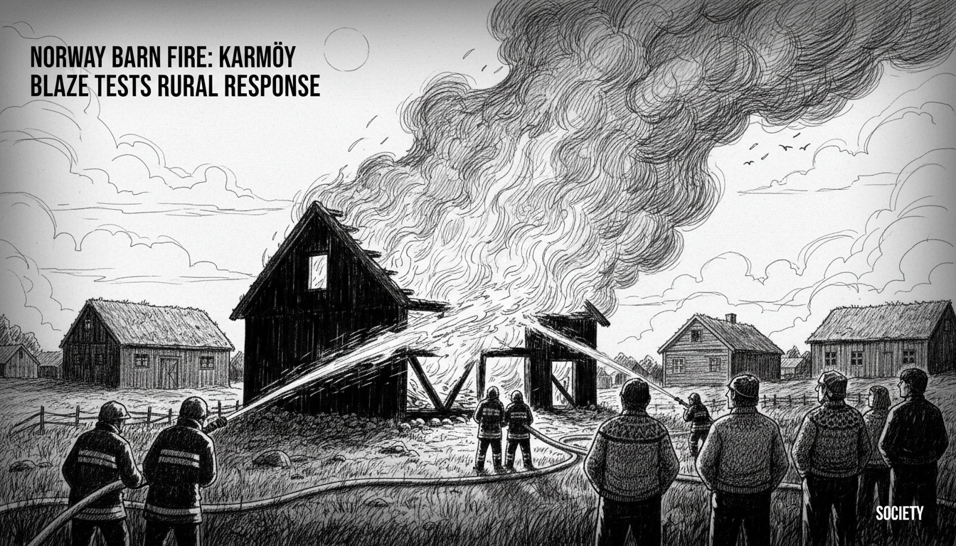 Norway Barn Fire: Karmøy Blaze Tests Rural Response