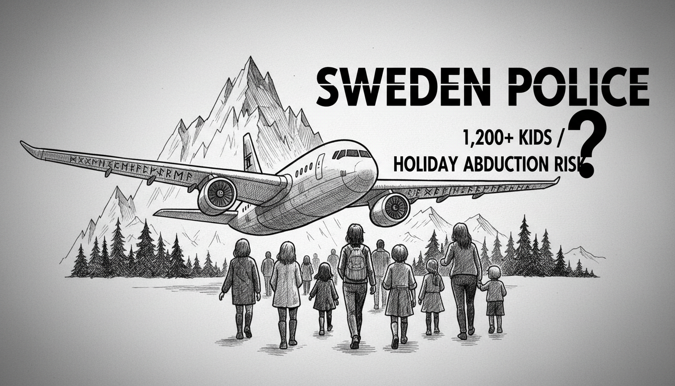Sweden Police: 1,200+ Kids Face Holiday Abduction Risk