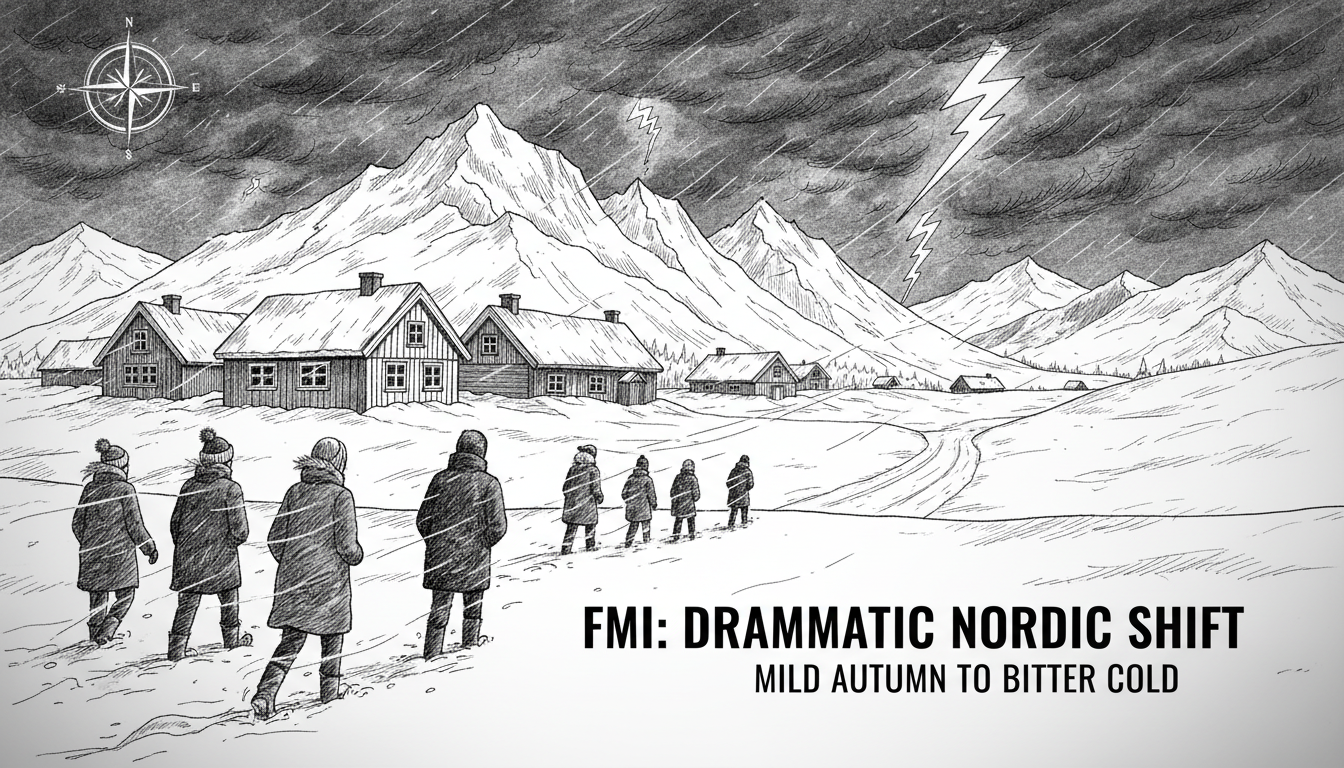 Finnish Meteorological Institute Predicts Major Weather Shift as Mild Autumn Turns Cold