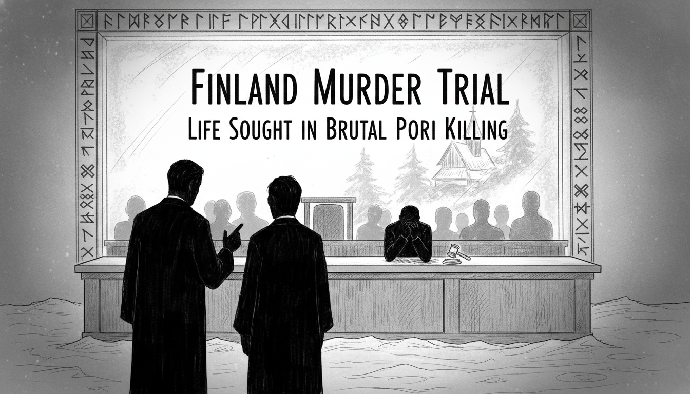 Finland Murder Trial: Life Sought in Brutal Pori Killing