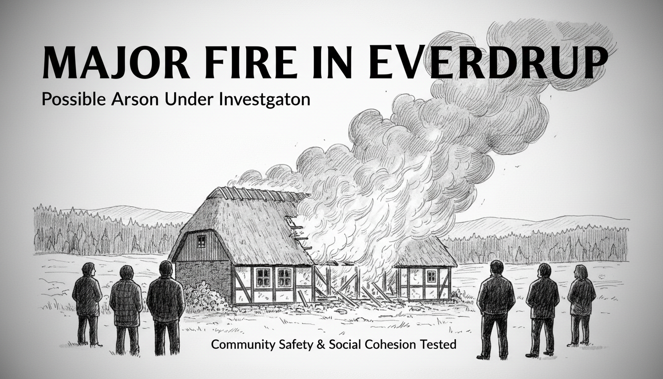 Major Fire in Everdrup Investigated as Possible Arson