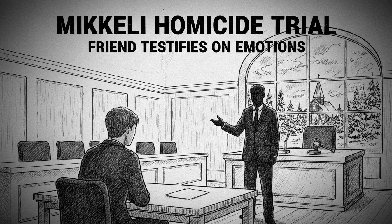 Mikkeli Homicide Trial Continues as Friend Testifies About Suspect's Emotions