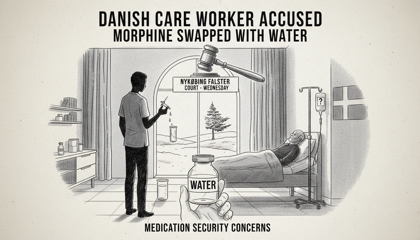 Danish Care Worker Accused of Swapping Patient's Morphine with Water