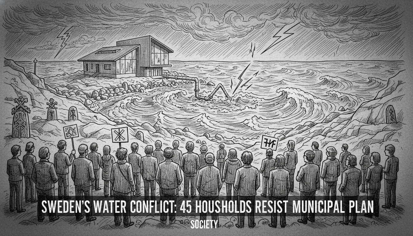 Sweden's Water Conflict: 45 Households Resist Municipal Plan