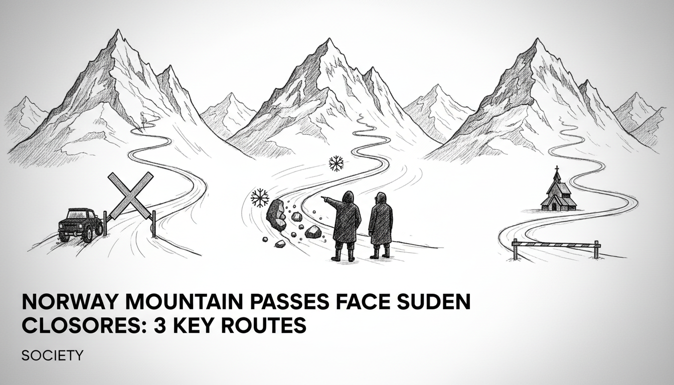 Norway Mountain Passes Face Sudden Closures: 3 Key Routes