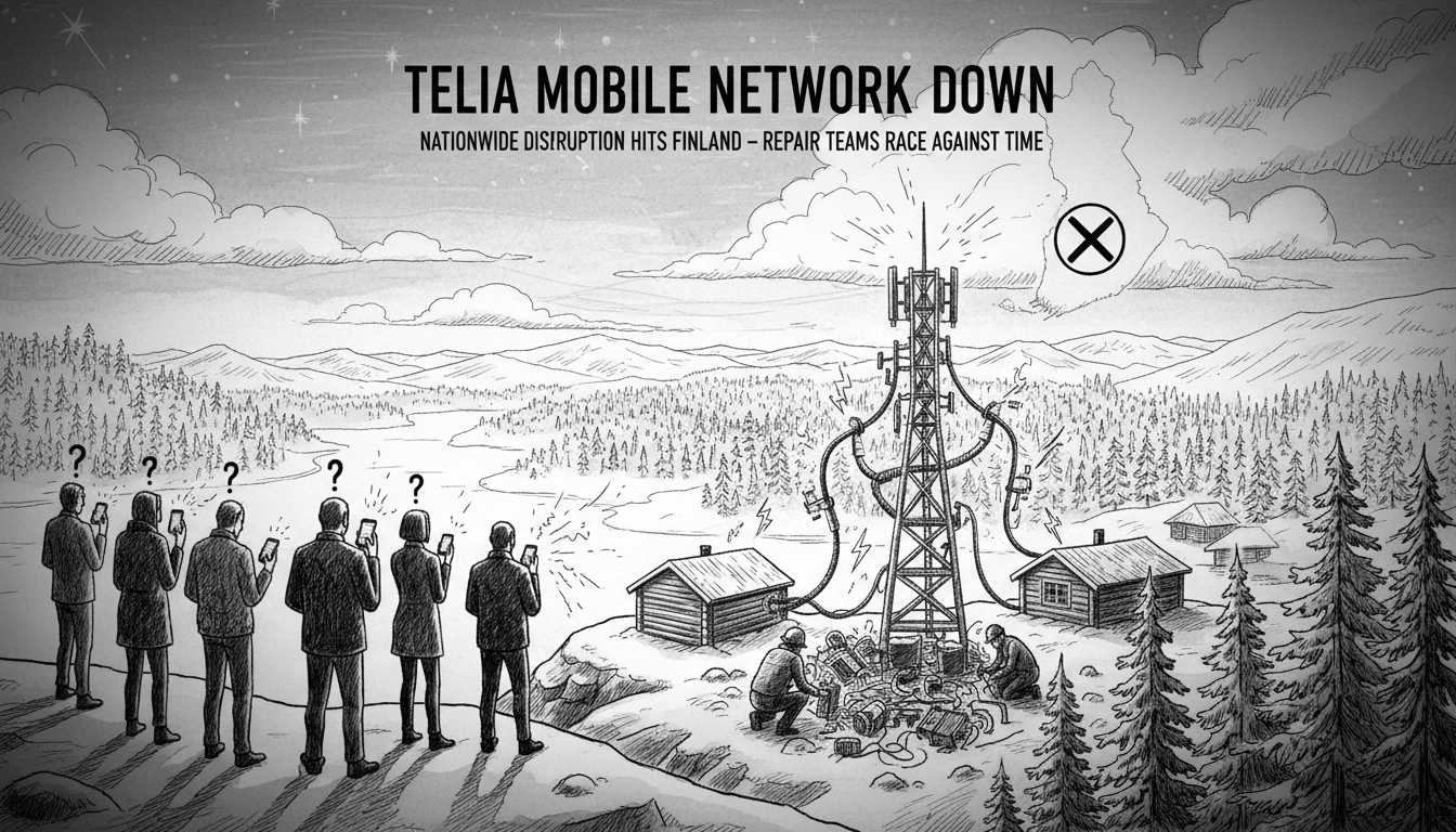 Telecom Disruption Hits Telia Mobile Network in Finland