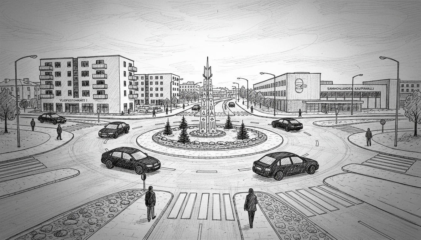 Lahti Plans Traffic Circle for Skinnarilankatu Street Renaming