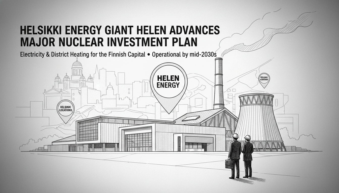 Helsinki Energy Giant Helen Advances Major Nuclear Investment Plan
