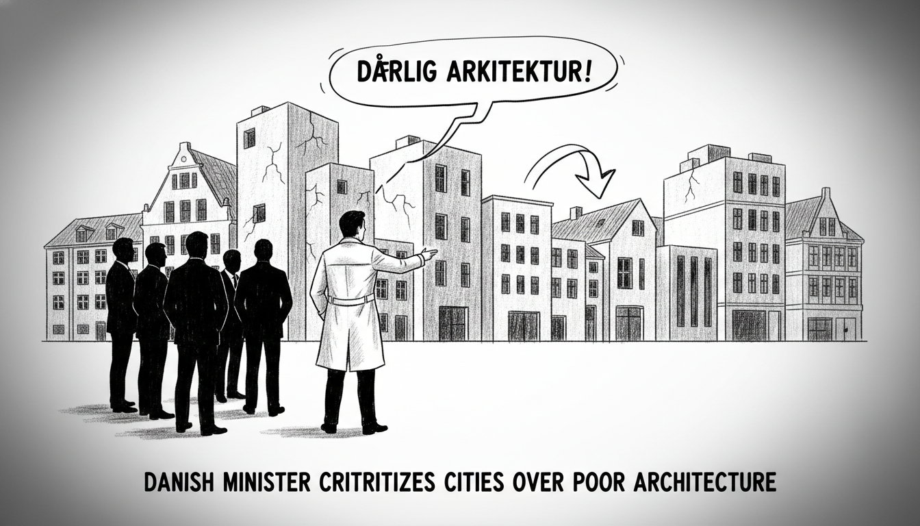 Danish Minister Criticizes Cities Over Poor Architecture