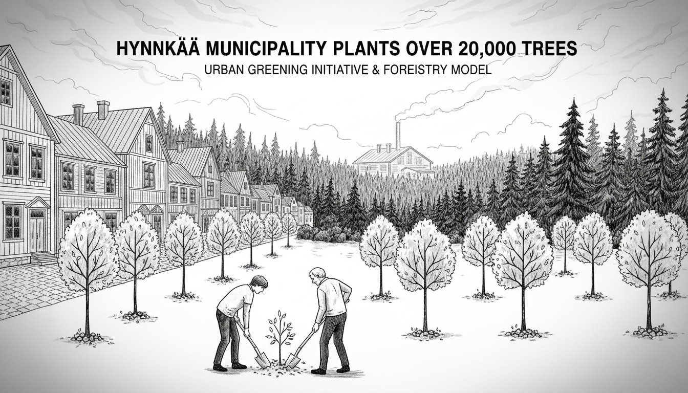 Hyvinkää Municipality Plants Over 20,000 Trees in Third Quarter Urban Greening Initiative