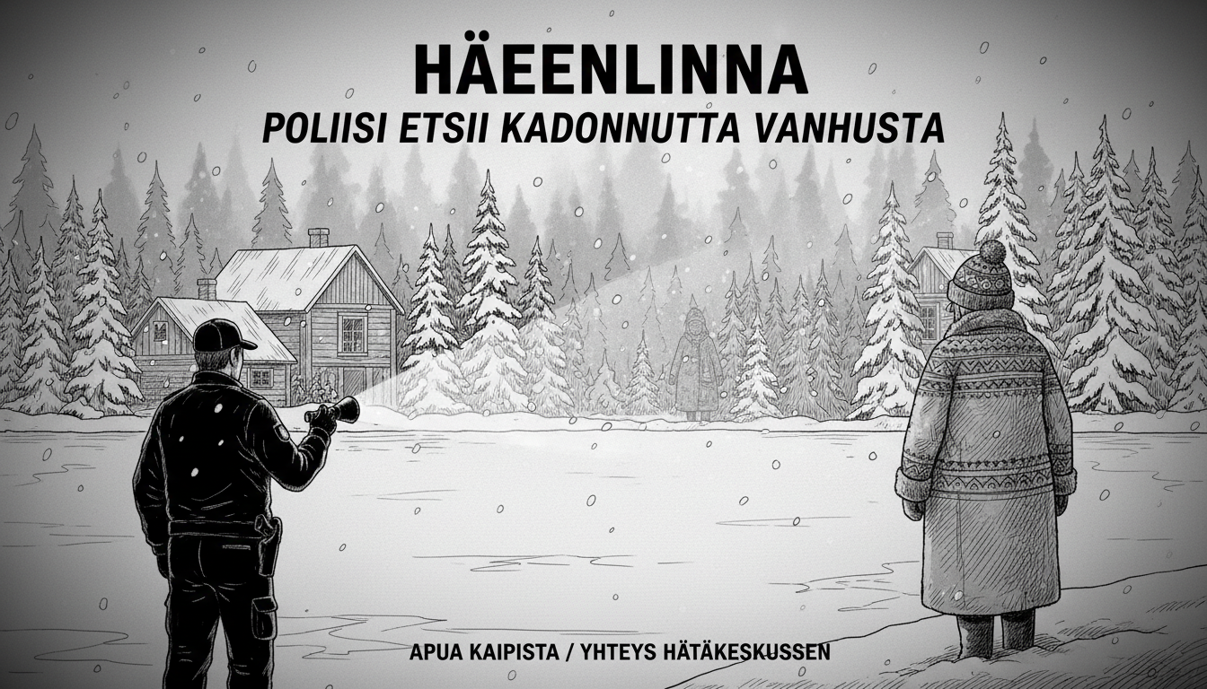 Police Search for Missing Elderly Woman in Hämeenlinna