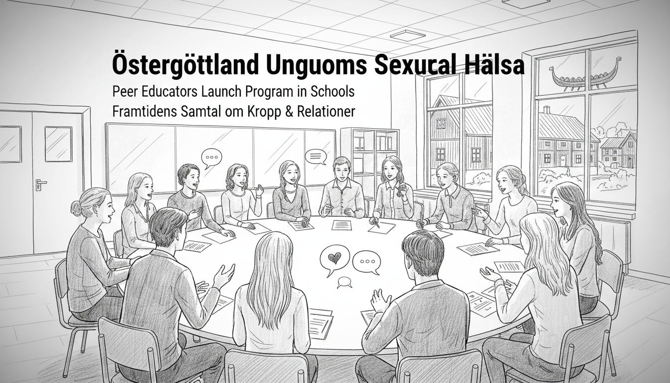 Young Peer Educators Launch Sexual Health Program in Östergötland Schools