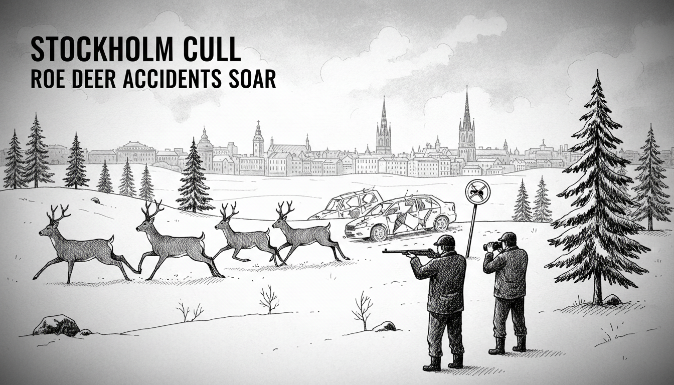 Stockholm Plans Roe Deer Cull After Traffic Accidents Surge