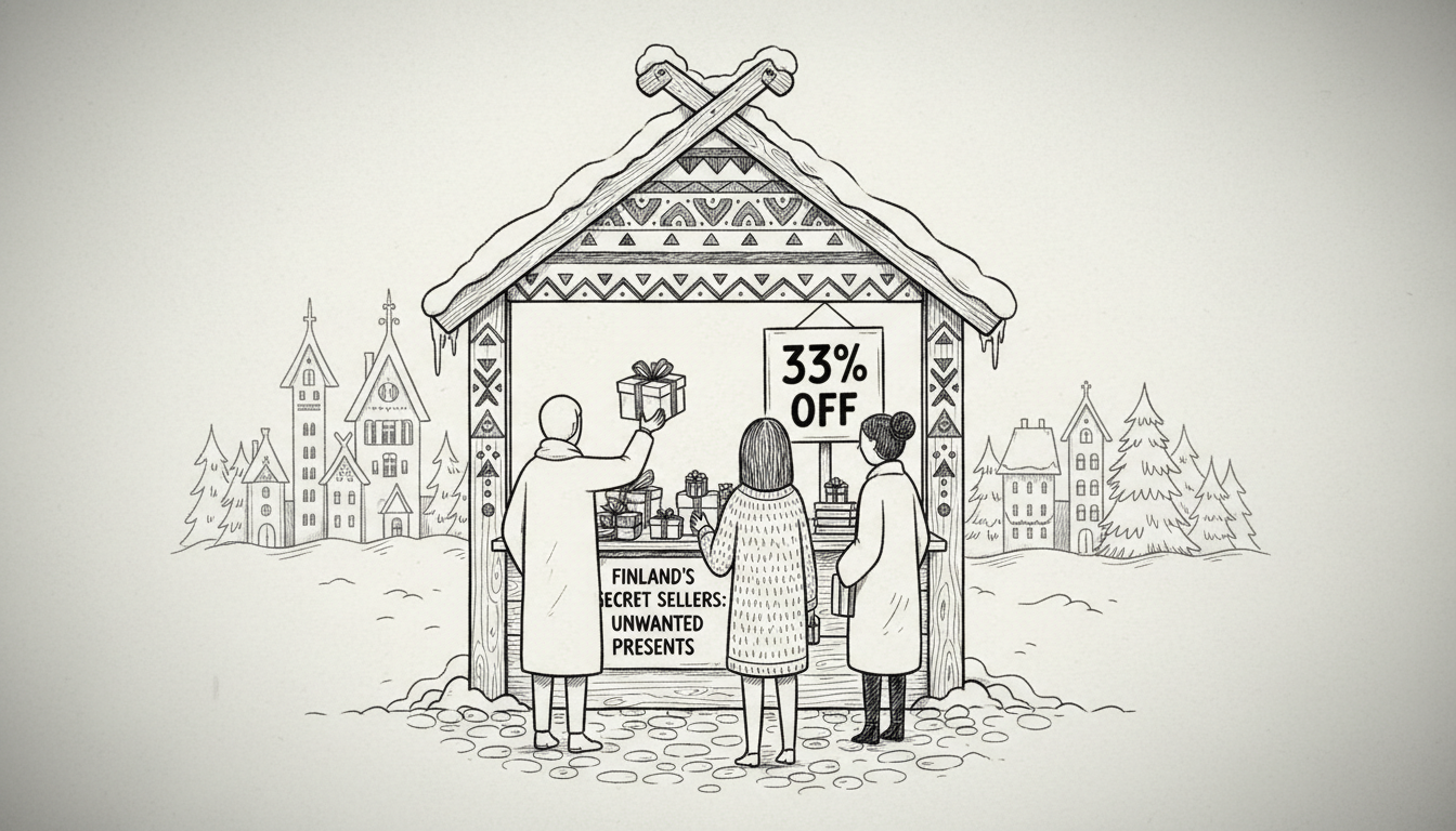 Finland's Secret Gift Sellers: 33% Offload Unwanted Presents