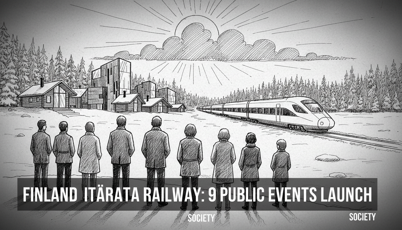 Finland Itärata Railway: 9 Public Events Launch
