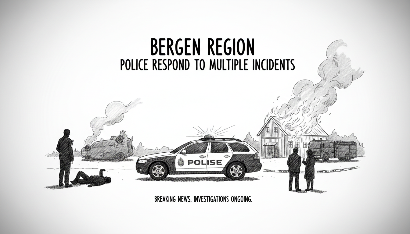 Police Respond to Multiple Incidents Across Bergen Region